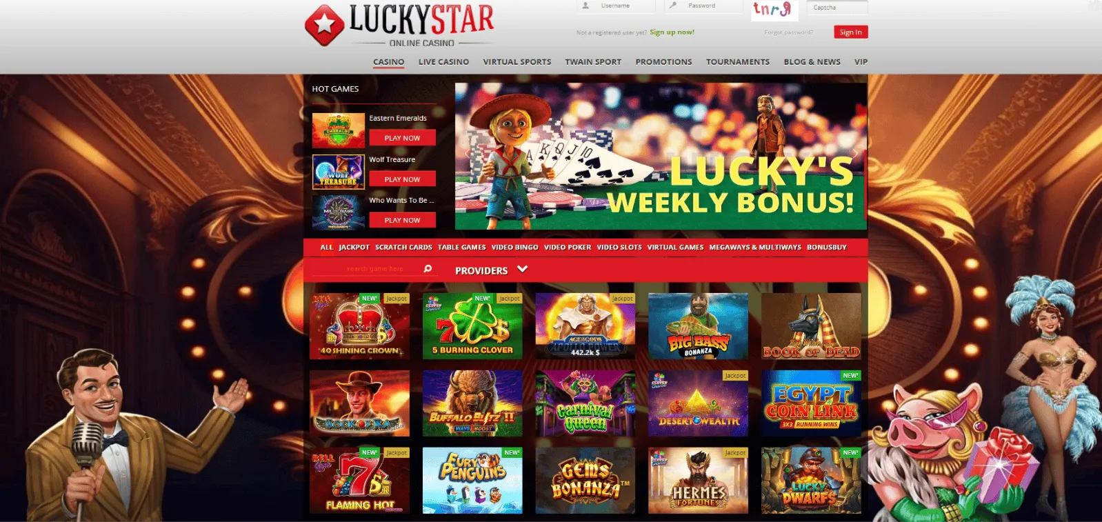 Lucky Star Casino free play